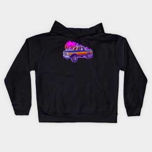 Vaporwave Bronco Kids Hoodie